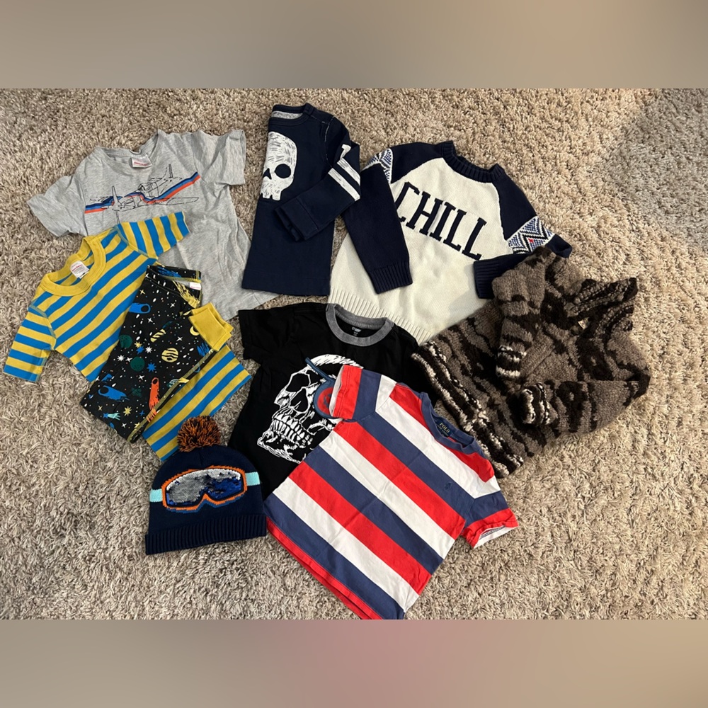 Bundle of gently used boys Size 5 clothing